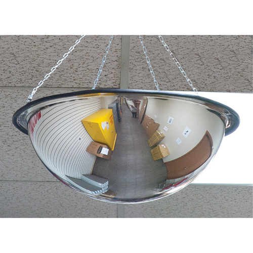 Miroir en d&ocirc;me 360°, D&ocirc;me complet, Dessus ouvert, Diam&egrave;tre 20" EastCoast Offshore Supplies