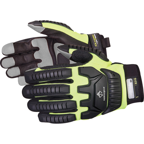 Clutch Gear&reg; Impact-Resistant Mechanic's Gloves, PVC Palm, Size Small EastCoast Offshore Supplies