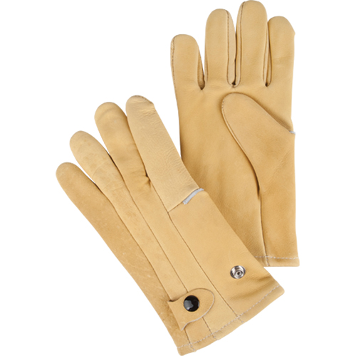 Driver's Style Gloves, Large, Grain Cowhide Palm, Fleece Inner Lining EastCoast Offshore Supplies