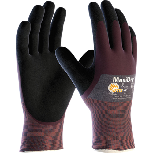 Gants MaxiDry, Moyen, R&ecirc;vetement Mousse de nitrile, Calibre 18, Enveloppe en Nylon EastCoast Offshore Supplies