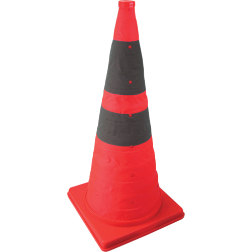 Collapsible Lighted Cone, 28" H, Orange EastCoast Offshore Supplies