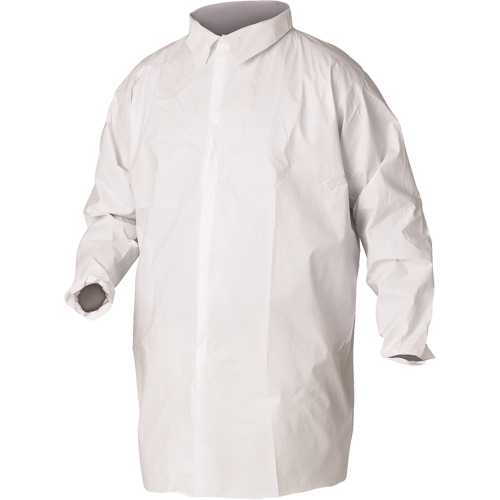 KleenGuard A20 Lab Coats, SMS, White, Large EastCoast Offshore Supplies