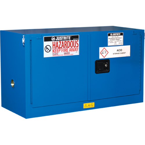 Sure-Grip&reg; Ex Hazardous Material Piggyback Safety Cabinets, 17 gal., 43" x 24" x 18" EastCoast Offshore Supplies