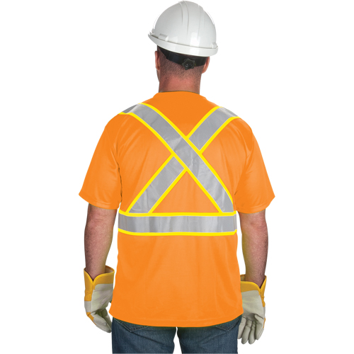 CSA Compliant T-Shirt, Polyester, Medium, Orange EastCoast Offshore Supplies