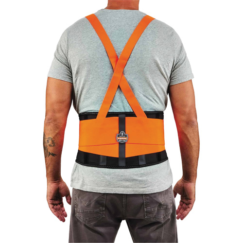 ProFlex 100HV Economy Spandex Hi-Vis Back Support Brace, Elastic, Small EastCoast Offshore Supplies