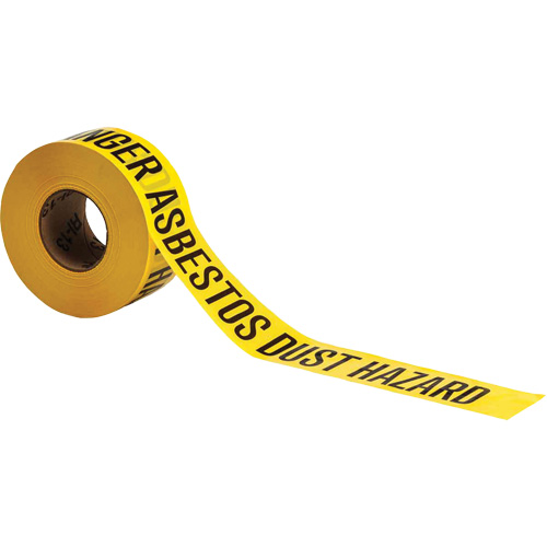 Ruban pour barricade, Anglais, 3" la x 1000' lo, 3 mils, Noir sur jaune EastCoast Offshore Supplies