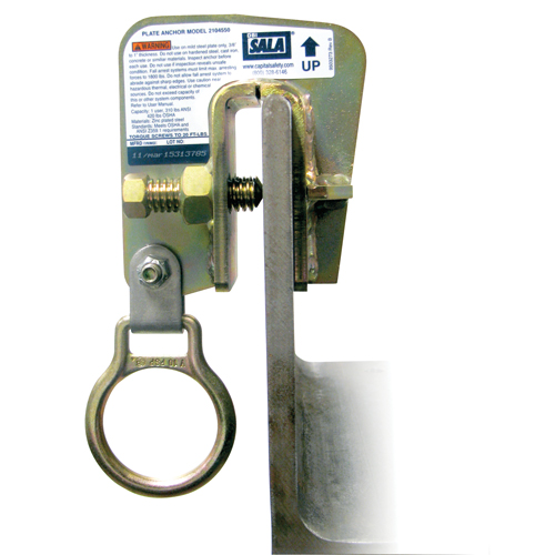 Ancrage pour plaque en acier DBI-SALA, Boulonn&eacute;, Usage Temporaire EastCoast Offshore Supplies