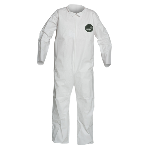 ProShield&reg; 50 Coveralls, Small, White, Microporous EastCoast Offshore Supplies