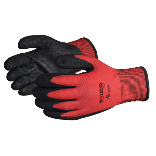 Gants doubl&eacute;s pour l'hiver Dexterity, 8/Moyen, R&ecirc;vetement PVC, Calibre 15, Enveloppe en Nylon EastCoast Offshore Supplies