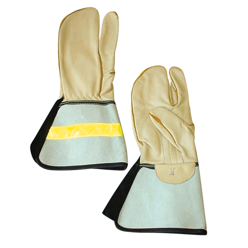 1 Finger Lineman's Glove, Medium, Grain Cowhide Palm EastCoast Offshore Supplies