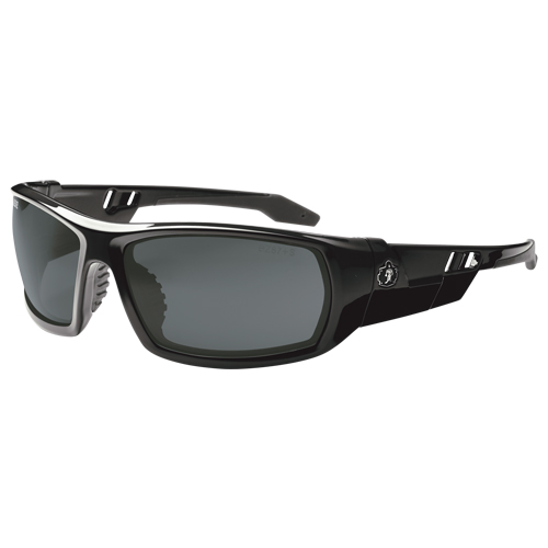 Lunettes de s&eacute;curit&eacute; Skullerz Odin, Lentille Fum&eacute;e, Anti-&eacute;gratignures/Polaris&eacute;, ANSI Z87+/R&eacute;pond ou surpasse la norme CSA Z94.3 EastCoast Offshore Supplies