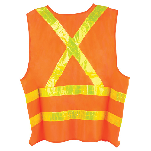 Veste de circulation Dynamic, Orange haute visibilit&eacute;, Grand, Polyester EastCoast Offshore Supplies