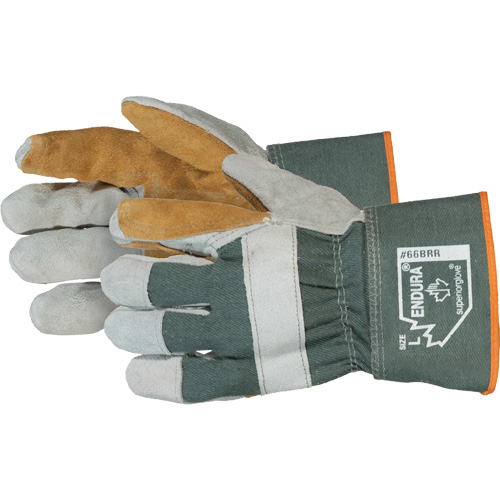 Gants dajusteur avec paume double Endura, Taille unique, Paume en Cuir de vache refendu EastCoast Offshore Supplies