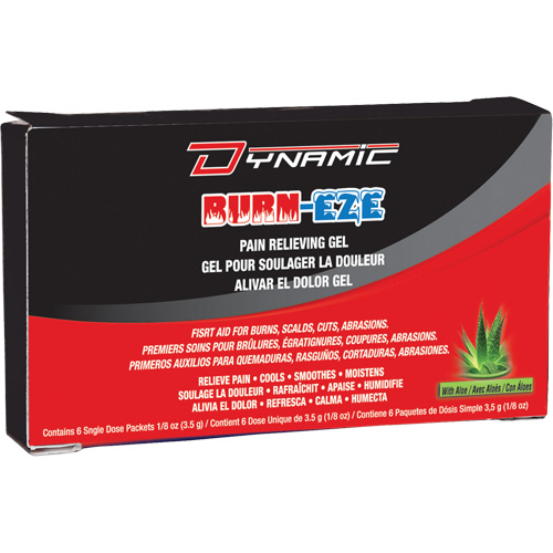 Gel Burn-Eze pour le soulagement de la douleur Dynamic, Gel, Classe 2 EastCoast Offshore Supplies