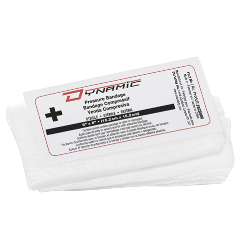 Dynamic Compress Bandage, 6" L x 6" W EastCoast Offshore Supplies