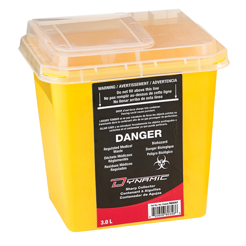 Dynamic Sharps&reg; Container, 3 L Capacity EastCoast Offshore Supplies