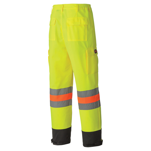 6009 Pantalon de s&eacute;curit&eacute; routi&egrave;re respirant, Polyester, T-petit, Jaune lime haute visibilit&eacute; EastCoast Offshore Supplies