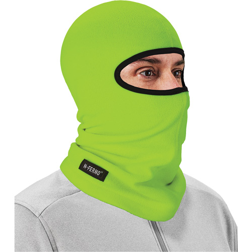 N-Ferno&reg; 6821 Balaclava, Fleece, High-Visibility Lime Green EastCoast Offshore Supplies