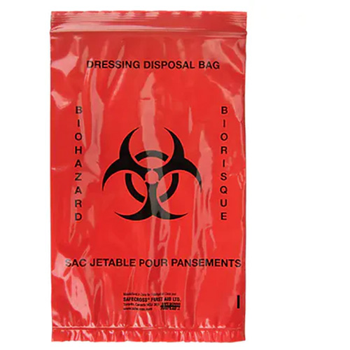 Dynamic Hazardous Waste Bags, Bio-Hazard, 9" L x 6" W, 2.0 mils EastCoast Offshore Supplies