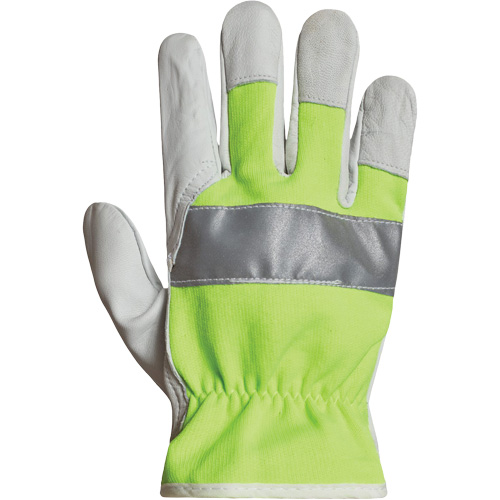 Endura&reg; Hi-Viz Reflective Driver's Gloves, 3X-Large, Grain Goatskin Palm EastCoast Offshore Supplies
