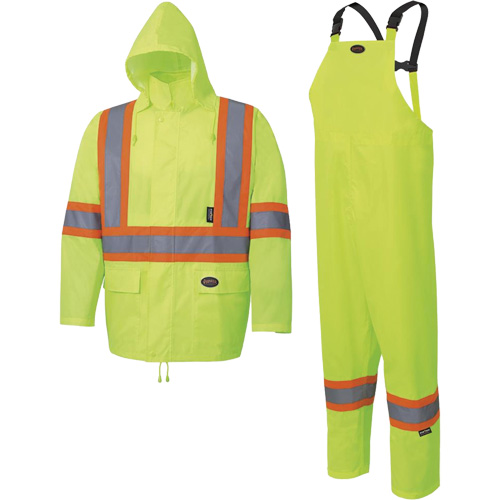 5619 Habit de pluie Oxford 150D, Polyester, 2T-Grand, Jaune lime EastCoast Offshore Supplies