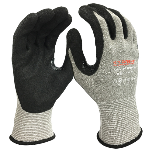 Cut-Resistant Gloves, Size Large/9, 13 Gauge, Foam Nitrile Coated, Kyorene&reg; Shell, ANSI/ISEA 105 Level 3/EN 388 Level C EastCoast Offshore Supplies