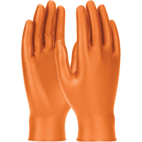 Grippaz Skins Ambidextrous Disposable Gloves, Small, Nitrile, 6-mil, Powder-Free, Orange EastCoast Offshore Supplies
