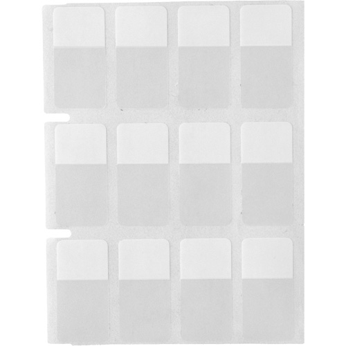 Core Series Self-Laminating Wire & Cable Labels, Vinyl, 0.5" L x 0.75" H, Clear EastCoast Offshore Supplies