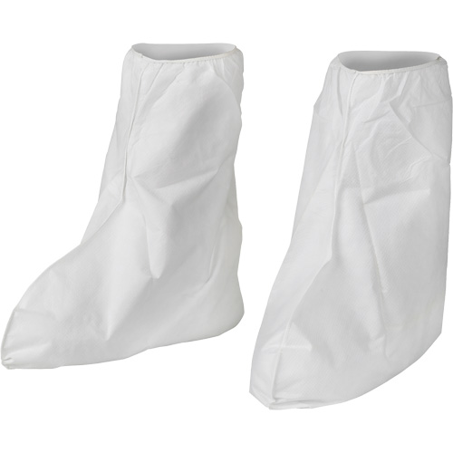 KleenGuard A40 Disposable Boot Covers, One Size, Microporous, White EastCoast Offshore Supplies