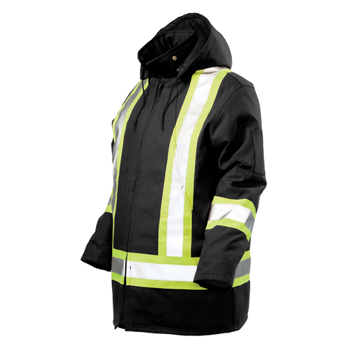 Safety Parka, Black, Large EastCoast Offshore Supplies