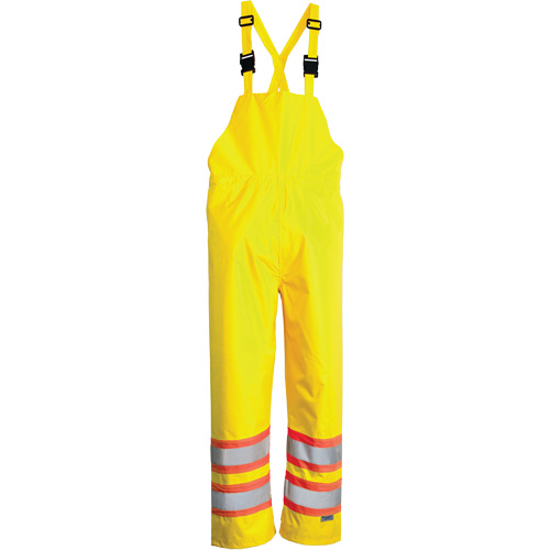 Salopette Open Road, Polyester, Petit, Jaune lime haute visibilit&eacute; EastCoast Offshore Supplies