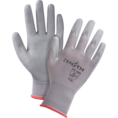 Gants en nylon enduits de polyur&eacute;thane sans DMF, 8/Moyen, R&ecirc;vetement Polyur&eacute;thane, Calibre 15, Enveloppe en Nylon EastCoast Offshore Supplies