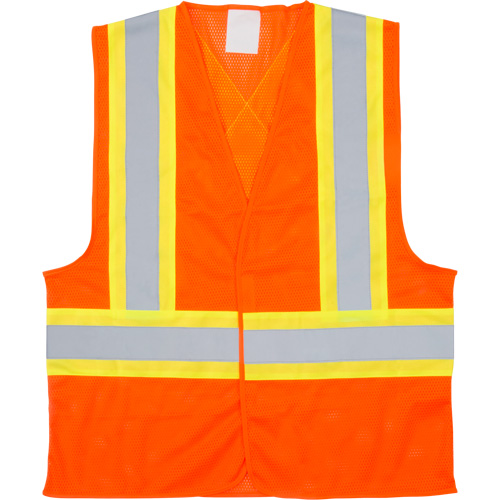 Veste de s&eacute;curit&eacute; pour la circulation, Orange haute visibilit&eacute;, T-Grand, Polyester EastCoast Offshore Supplies
