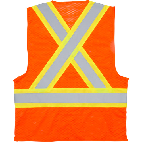 Veste de s&eacute;curit&eacute; pour la circulation, Orange haute visibilit&eacute;, T-Grand, Polyester EastCoast Offshore Supplies