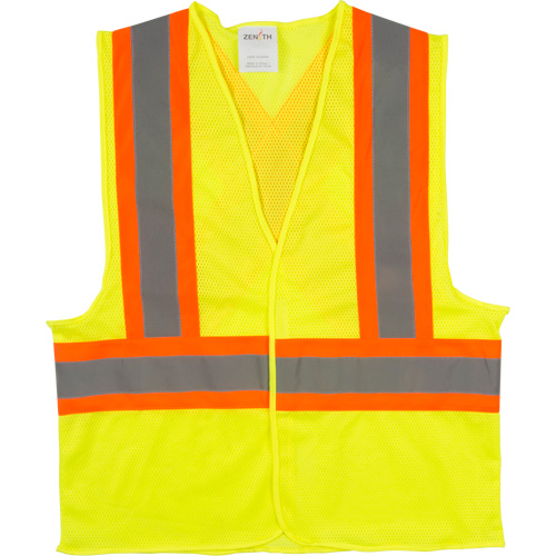 Veste de s&eacute;curit&eacute; pour la circulation, Jaune lime haute visibilit&eacute;, Moyen, Polyester EastCoast Offshore Supplies