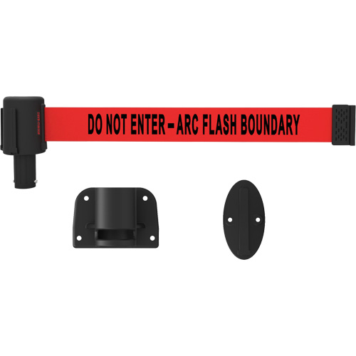 Syst&egrave;me de montage mural pour barri&egrave;re PLUS, Plastique, Fixation par vis, 15', Ruban Rouge EastCoast Offshore Supplies