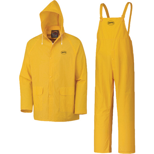 577 3-Piece Rain Suit, Polyester/PVC, 5X-Large, Yellow EastCoast Offshore Supplies