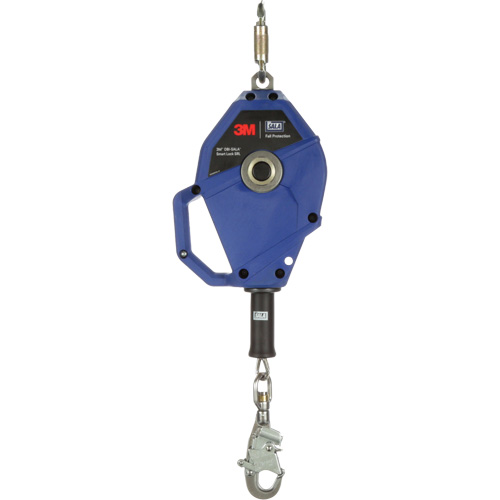 Cordage de s&eacute;curit&eacute; autor&eacute;tractable avec verrouillage intelligent, 20', Acier inoxydable, Pivotant EastCoast Offshore Supplies