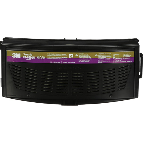 Versaflo Multi-Gas/HE Cartridge, Ammonia/Chlorine Dioxide/Chlorine Gas/Hydrogen Chloride/Hydrogen Fluoride/Mercury/Methylamine/Organic Vapour/Particulates/SO2 Sulfur Dioxide, Pack of 1 EastCoast Offshore Supplies