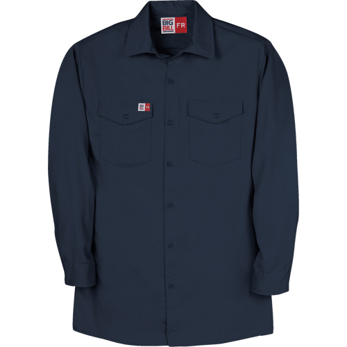 Chemise de travail de protection contre l'arc &eacute;lectrique, Petit, Bleu marin EastCoast Offshore Supplies