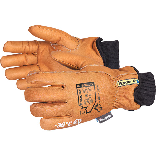 Gants de conducteur de luxe pour l'hiver Endura, T-petit, Paume en Cuir fleur de ch&egrave;vre, Thinsulate EastCoast Offshore Supplies