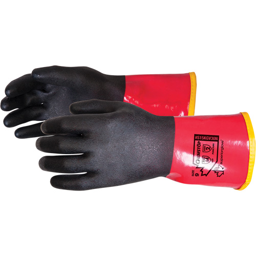 Chemstop Extreme Comfort Gloves, Size 7, 12" L, Nitrile/PVC, 30-mil EastCoast Offshore Supplies