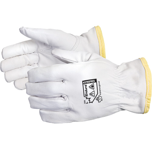 Gants de conducteur antistatiques et ignifuges Endura, Petit, Paume en Cuir fleur de ch&egrave;vre, Rhovyl EastCoast Offshore Supplies
