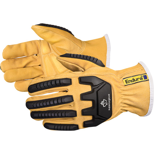 Gants de conducteur antichocs Endura, T-petit, Paume en Cuir fleur de ch&egrave;vre, Kevlar EastCoast Offshore Supplies