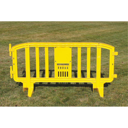 Barricade Movit, Emboîtables, 78" lo x 39" h, Jaune EastCoast Offshore Supplies