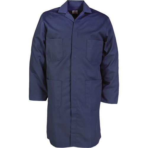 Lab Coat, Poly-Cotton, 32, Navy Blue EastCoast Offshore Supplies