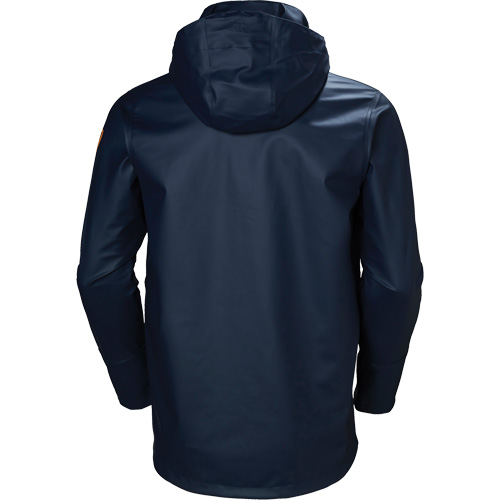 Gale Rain Jacket, Polyester/Polyurethane, Small, Navy Blue EastCoast Offshore Supplies