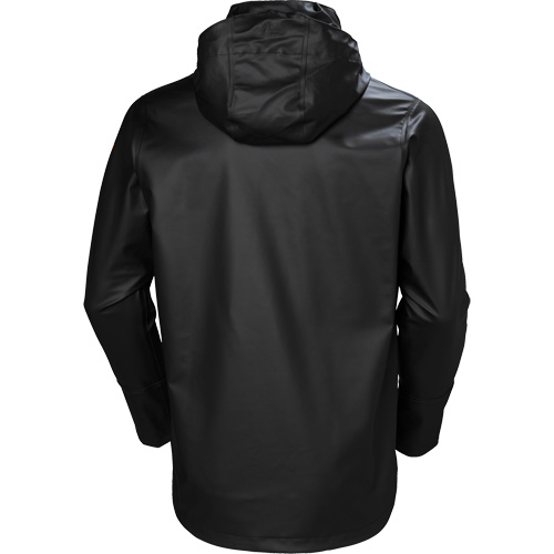 Gale Rain Jacket, Polyester/Polyurethane, X-Large, Black EastCoast Offshore Supplies