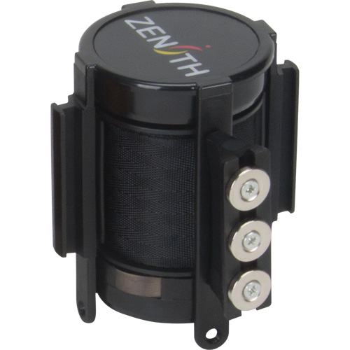 Cassette de ruban magn&eacute;tique pour barri&egrave;re de contr&ocirc;le des foules personnalis&eacute;e, 12', Ruban Noir EastCoast Offshore Supplies