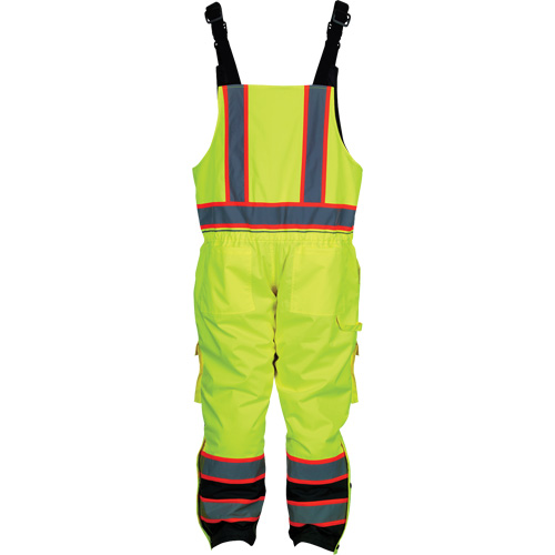 Insulated Overalls, Polyester/Polyurethane, Small, High Visibility Lime-Yellow EastCoast Offshore Supplies